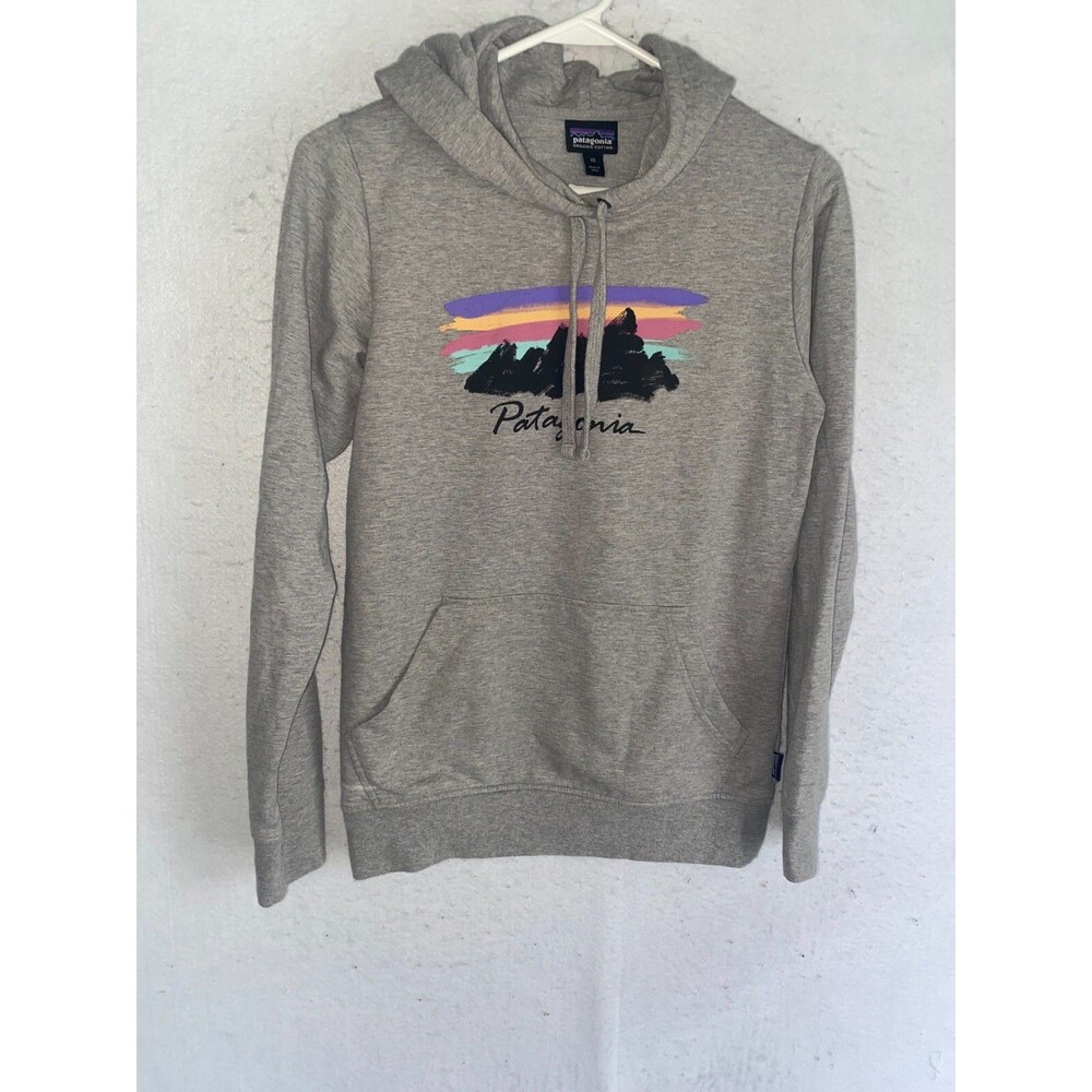 Patagonia Uprisal Pullover Hoodie Size Adult XS Organic Recycled Cotton Gray